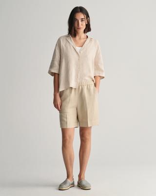GANT - Pull-On-shorts i linblanding - Dame - 36