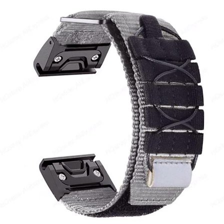 Nylon Watch GREY FOR GARMIN 26MM FOR