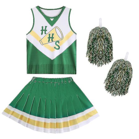 Stranger Things 4 Pige Cheerleader Kostume Cheerleading Performance Outfit