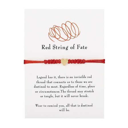 Rött Snöre Armband 7 Knopars Armband 5