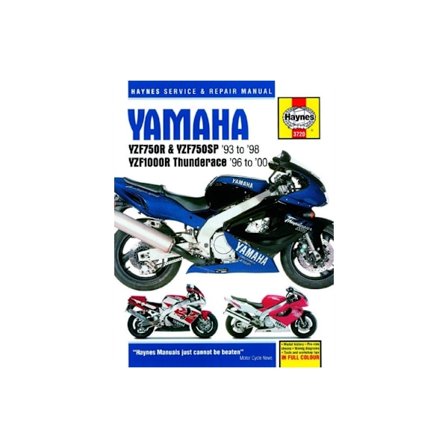 Yamaha YZF750R & YZF1000R Thunderace (93 - 00) Haynes Repair Manual (häftad, eng)