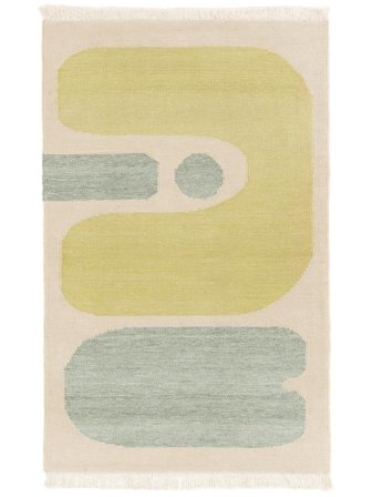 Washable Indoor/Outdoor Rug Blobber Yellow Small