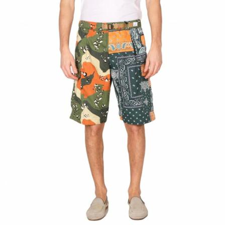 White Sand Short Chino New Camo with drawstring Grøn, Herre