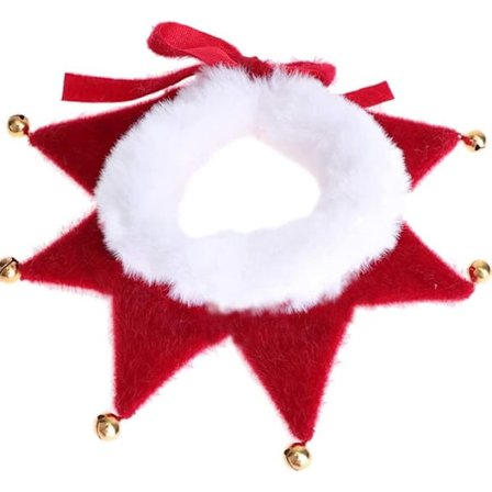 Joulukoiran ja -kissan huivi, säädettävä kaulus, lemmikkieläinten vaatteet, tarvikkeet koirille, kissoille, pennuille ja kissanpennuille