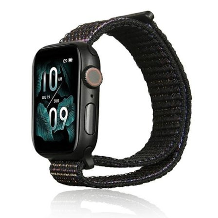 Beline Apple Watch (38/40/41mm) Armbånd Nylon - Sort