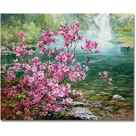 Digital målning för vuxna, inramad duk & staffli, inkluderar 40" X 50" akrylpenslar - Skönhet är vår