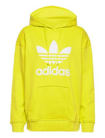 Adicolor Trefoil Hoodie W Hoodie Grön Adidas Originals