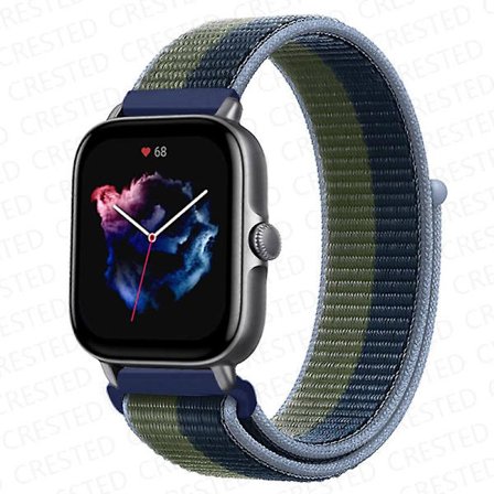 20mm 22mm Klockarmband För Amazfit Gts/2/2e/3/4/mini Gtr 4/2/3/pro 47mm Stratos 3 Nylonarmband Pulseira Correa Amazfit Bip Armband