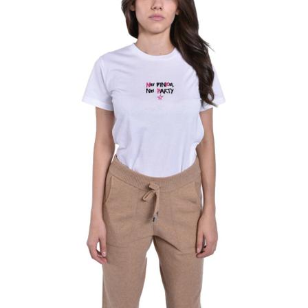 Pinko, T-Shirts Wit, Dames, Maat:S