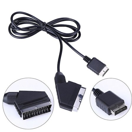 Rgb Scart-kabel til Playstation Ps1/ps2/ps3