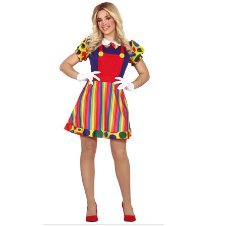 Klovnekjole Dame L