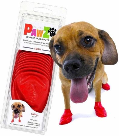 Pawz Dog Boots Color Red S