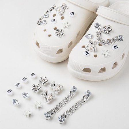 /#/14 stk kjede stjerne bjørn søte skosjarm flyttbare/#/