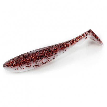 Molix RA Shad 3'', 7,6cm Fat (6pcs) - UV Bloody White