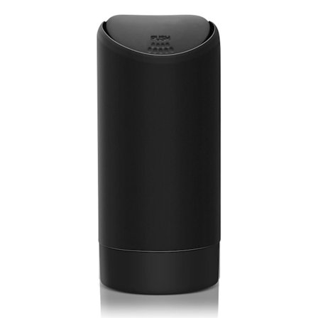 1 st Mini Soptunna med Lock för Bilkopphållare - Mini Tvättad S