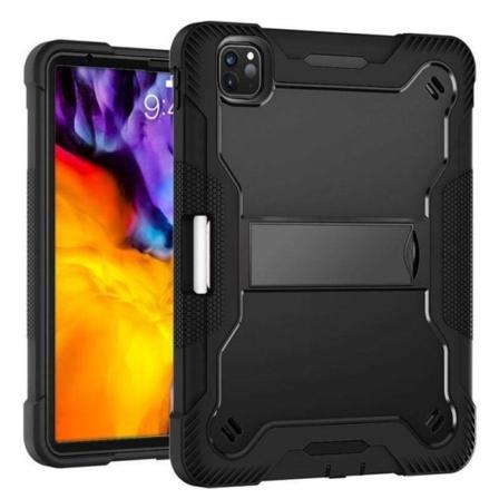 Etui til iPad Air 4 2020 med penholder, Sort Svart
