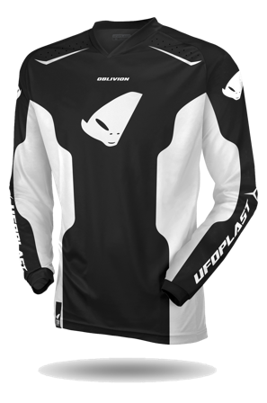 Camiseta de Cross UFO Oblivion Negro/Blanco XL
