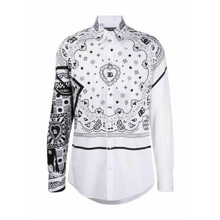 Dolce & Gabbana Shirts vit, Herr, Herr, Storlek: L