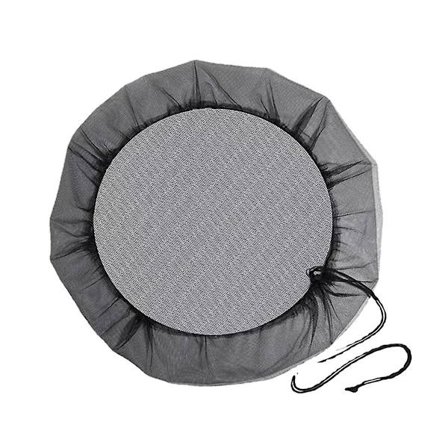 Netdækning til Regnvandstønde med Snøre, Regnvandsopsamling Tønder Net Skærm til at Holde Blade ude