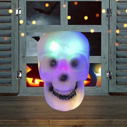 Halloween Dekorationer Skelett Nattlampa Gotisk Lampa Halloween Lampa Gotisk Rumsdekoration Spelrum Party Skräckdekoration Skelett Lampa Unik