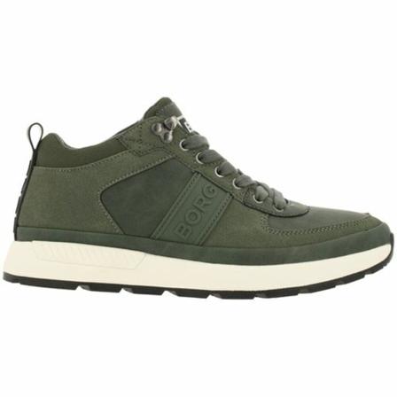 Björn Borg Sneakers H100 Mid Cas M Groen-41 , Groen , Heren , Maat: 44 EU