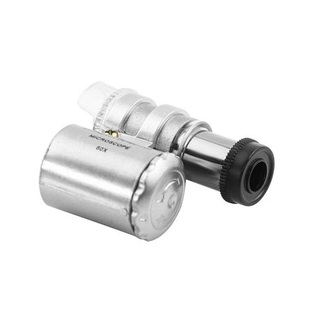 Lupe 60X med LED-lys