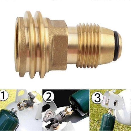 Bajonet Propan Gasfylder Adapter Tilslutning LPG Gas (LGL)