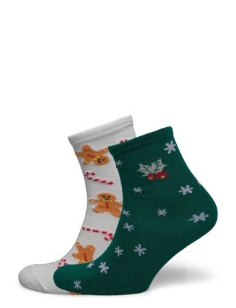 ONLY Onlchristmas 2-Pack Sock Box Acc - White - ONE SIZE