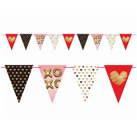 XOXO Collection Flaggbanderoll 270 cm - Partyninja.se