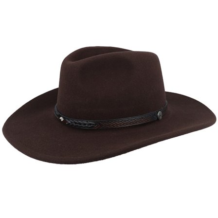 Jaxon & James - Marrone western Cappello - Comanche Hat Brown Cowboy @ Hatstore