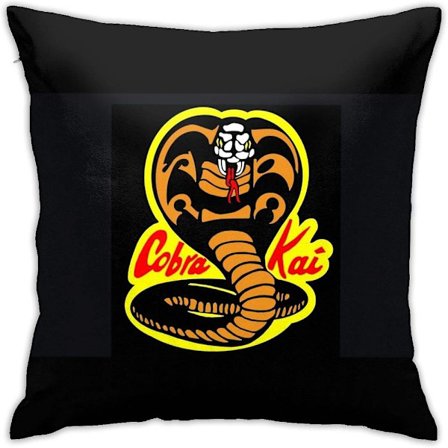 Cobra Kai The Karate Firkantet Pude Betræk Pude Cover Hjem til Sofa Stol Couch/Soveværelse Dekorativt Pudebetræk 45x45 cm
