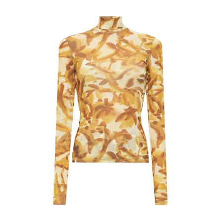 Nanushka Harri turtleneck top Gul, Dame