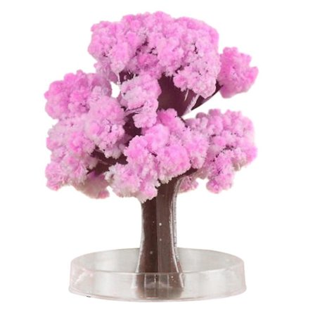 Magisk voksende træ papir Sakura krystal træer skrivebord kirsebærblomst legetøj