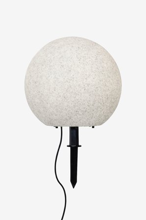 Jotex - GARDENLIGHT STEN belysning ø 40 cm Grå - Kjøp Utebelysning hos Jotex