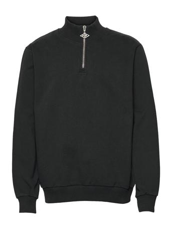 Half Zip Sweat Black HAN Kjøbenhavn Clothing