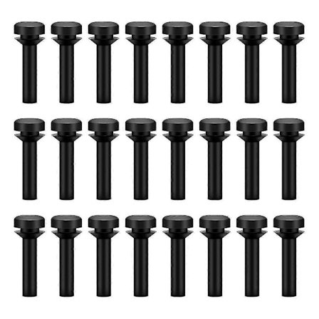 24-pack WB02X24790 Galler - Passande Spisgallerfötter i Gummi - Kokplatta Gallerfot Ersätter 4455270