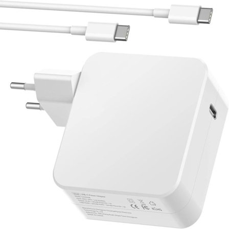 Lader for MacBook 2016 2017 2018 2019 2020 Pro 61W USB-C Strømadapter