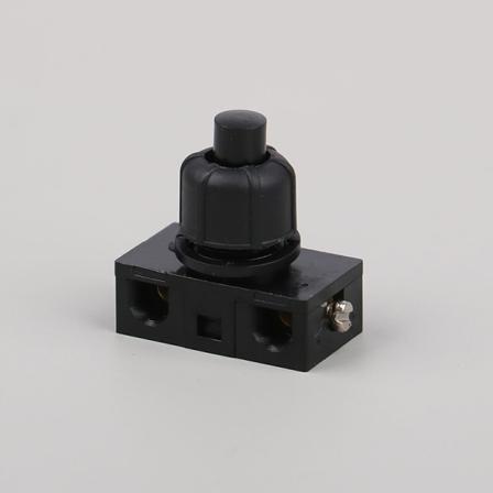1st tryckknappsbrytare Inline fotpedal UFO Typ Lampbelysning Black 1