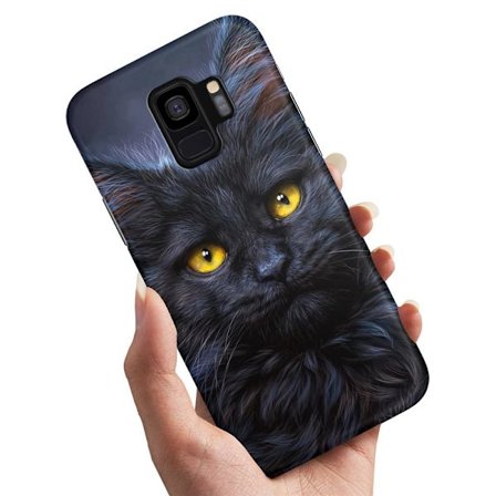 Samsung Galaxy S9 Plus - Skal/Mobilskal Svart Katt