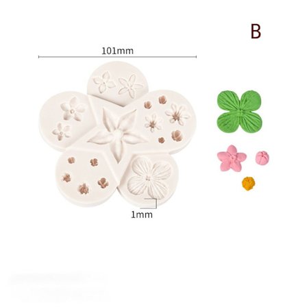 Pine Leaf Form Fondant Form BB