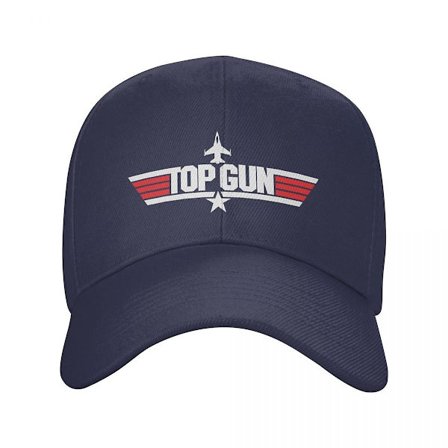 Klassisk Maverick Film Top Gun Baseball Cap Voksen Unisex Justerbar Dad Hat til Mænd Kvinder Hip Hop (FMY)