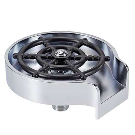 Automatisk diskbänksspolmaskin för enkel installation Starkt tryck Mini rostfritt stål Bar Push-typ Glasrensare för bar [dB}