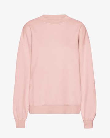 Organic Oversized Crew - Faded Pink - Female - S