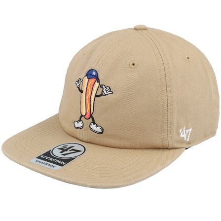 47 Brand - MLB Beige snapback Cap - Los Angeles Dodgers MLB Icon 47 Khaki Snapback @ Hatstore
