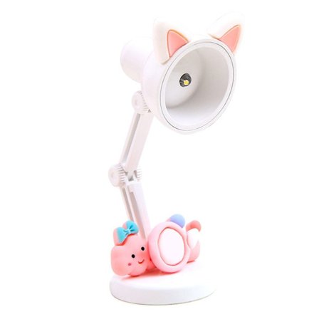 Læsebog Clip Light Mini Bordlampe HVID