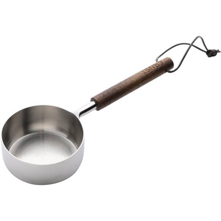 Ernst Desilitermål metall/mørkt tre' - 'Mørkebrun