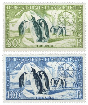 TAAF - Fransk antarktis Terr. - Luftpost - Årgang 1956 - Postfrisk