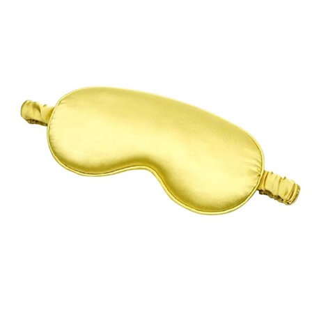 Blød sovemaske - gul