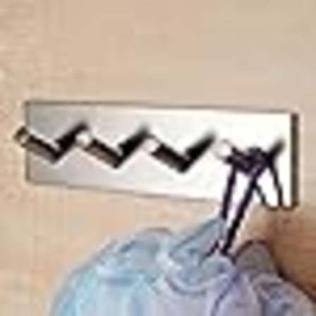 Itsekiinnittyvät naulakot ruostumattomasta teräksestä, koristeelliset liimattavat seinäkoukut