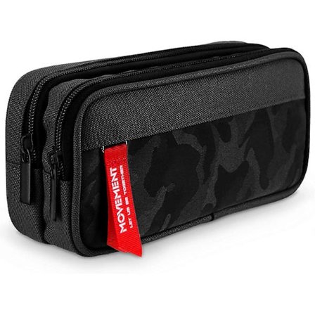 Suuri penaali pojille ja tytöille, kevyt vedenpitävä kolmen taskun penaali